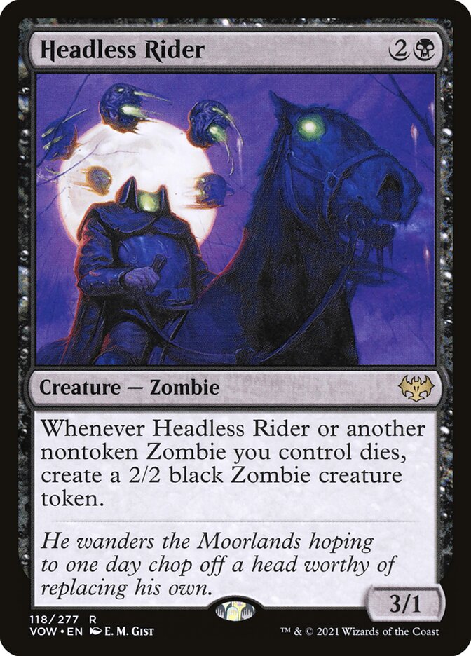 Headless Rider (Innistrad: Crimson Vow)  - Foil