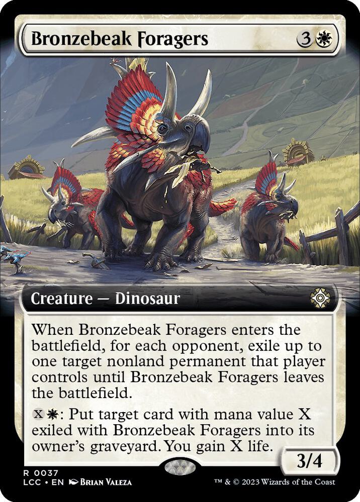 Bronzebeak Foragers Extended Art (Commander: The Lost Caverns of Ixalan) 