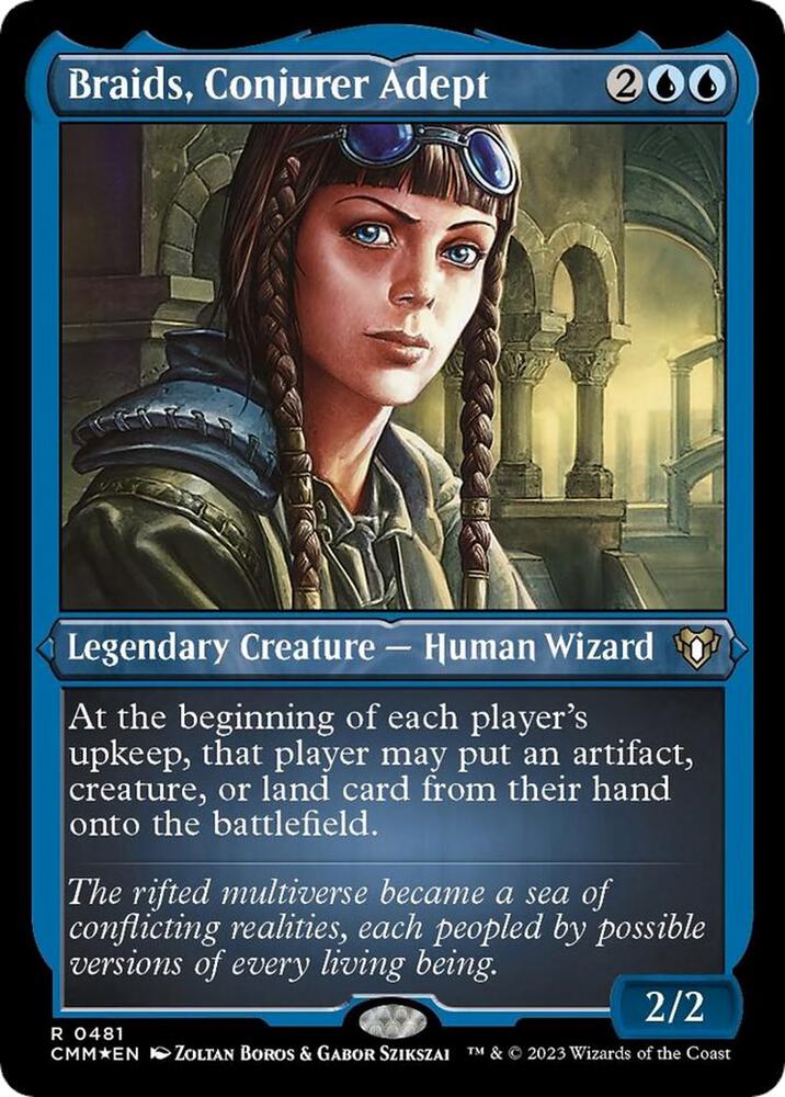 Braids Conjurer Adept Foil Etched (Commander Masters)  - Foil
