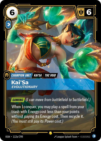 KaiSa Evolutionary Alternate Art (Origins)  - Foil