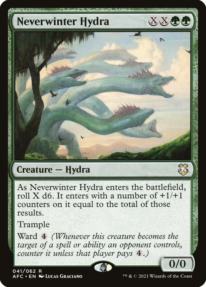 Neverwinter Hydra 41/62 (Commander: Adventures in the Forgotten Realms) 