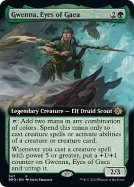 Gwenna Eyes of Gaea Extended Art (The Brothers' War) 