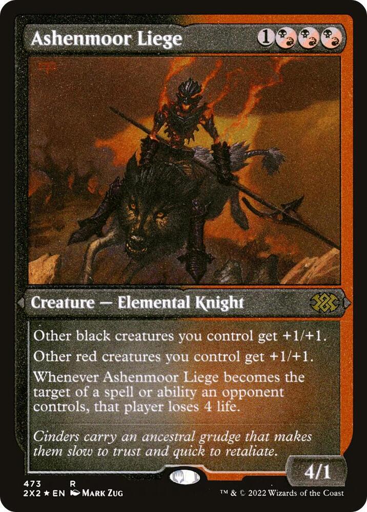 Ashenmoor Liege Foil Etched (Double Masters 2022)  - Foil