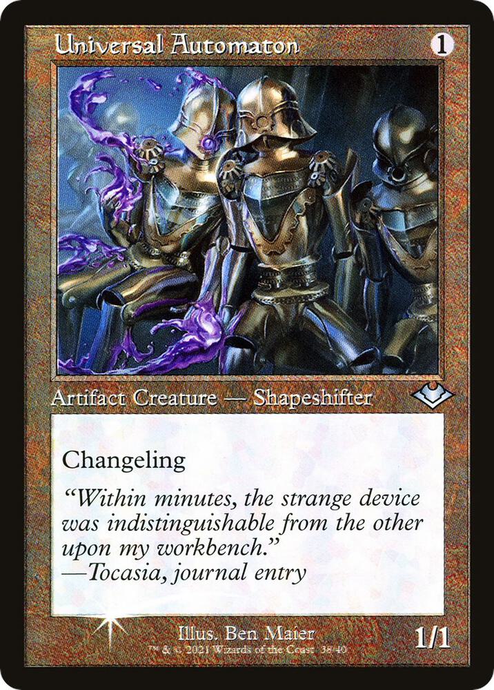 Universal Automaton Retro Frame (Modern Horizons)  - Foil