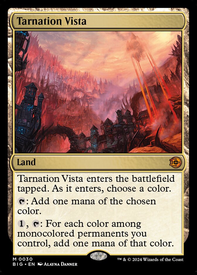 Tarnation Vista 30/30 (Outlaws of Thunder Junction: The Big Score) 