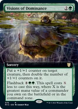 Visions of Dominance Extended Art (Commander: Innistrad: Midnight Hunt) 