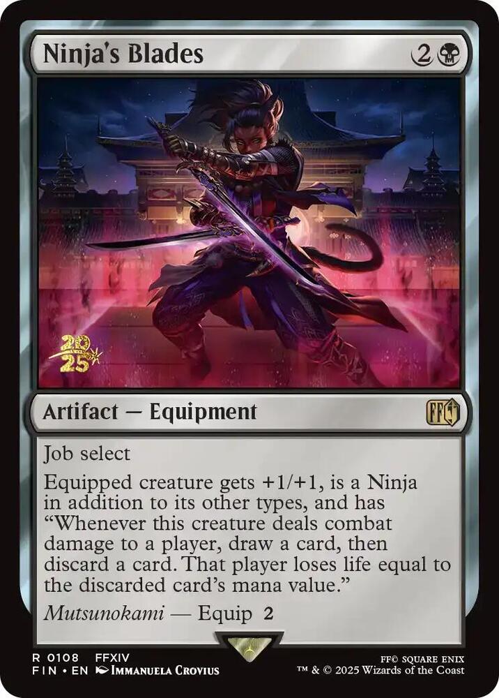 Ninjas Blades (Prerelease Cards)  - Foil