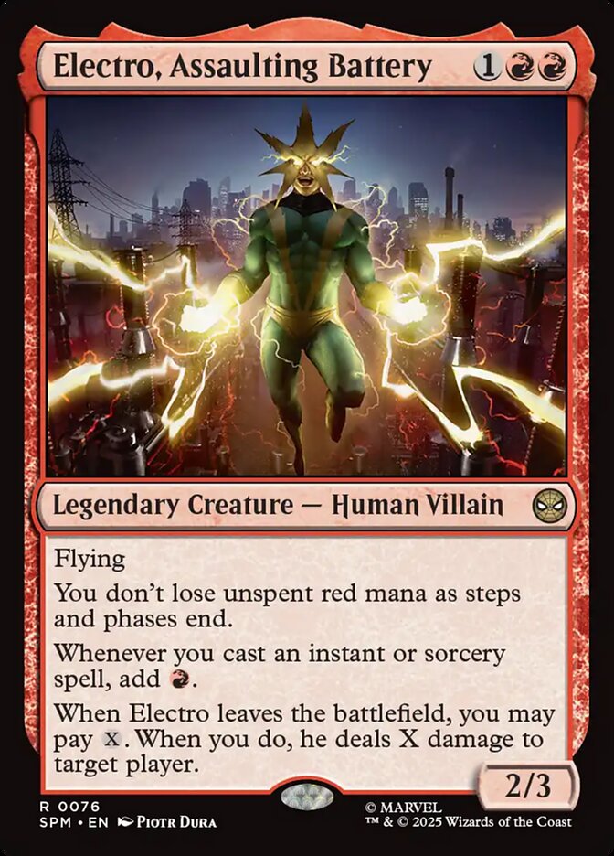 Electro, Assaulting Battery (Marvel's Spider-Man) 