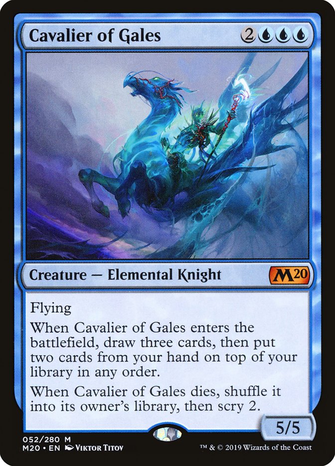 Cavalier of Gales 52/280 (Core Set 2020)  - Foil