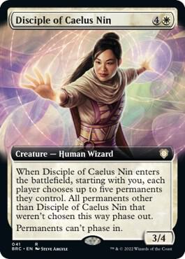 Disciple of Caelus Nin Extended Art (Commander: The Brothers' War)  - Foil