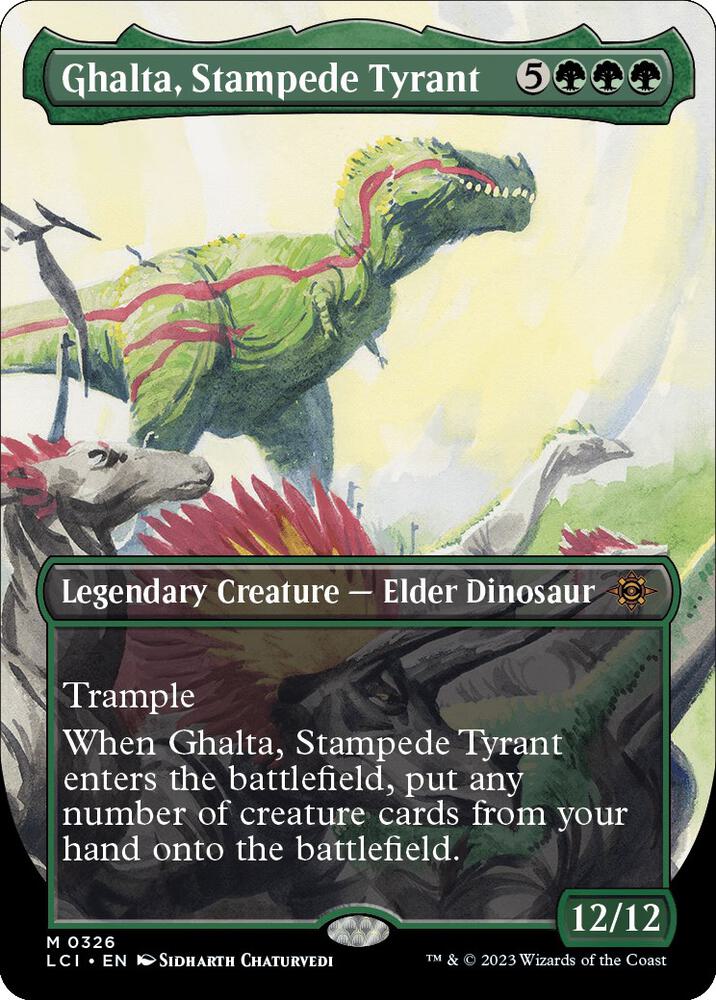 Ghalta, Stampede Tyrant 326 (The Lost Caverns of Ixalan)  - Foil