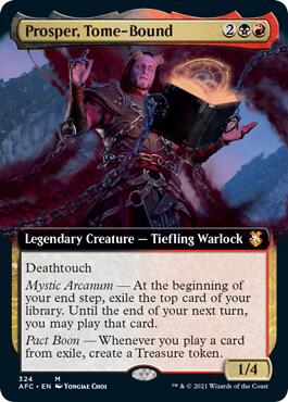Prosper Tome Bound Extended Art (Commander: Adventures in the Forgotten Realms) 