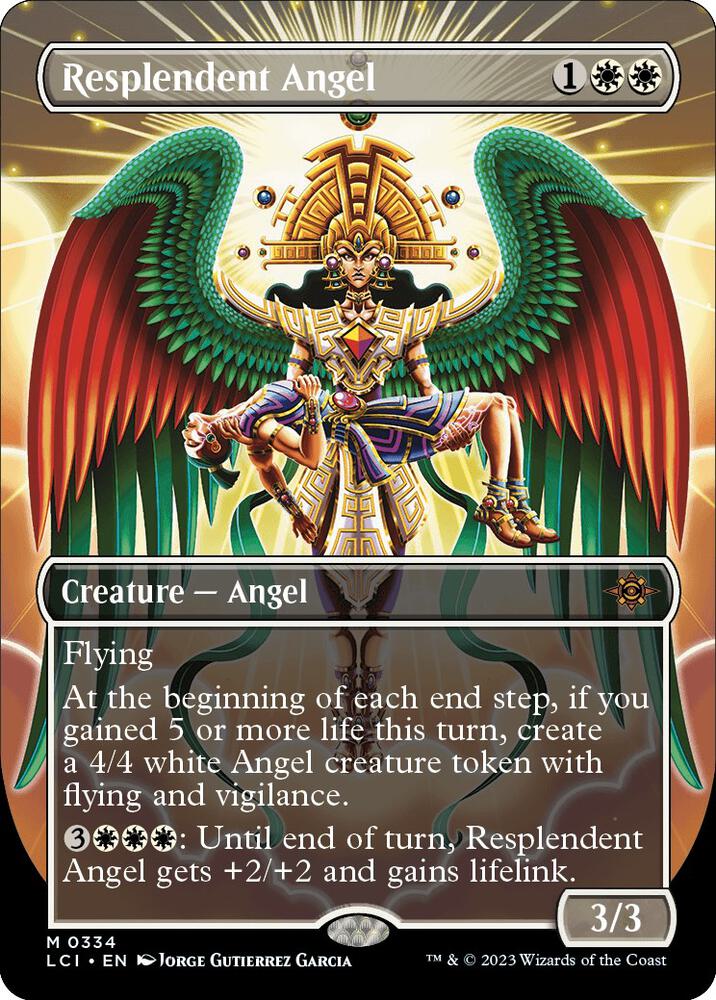 Resplendent Angel Borderless (The Lost Caverns of Ixalan) 