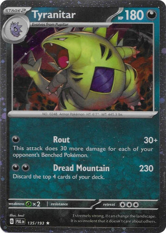 Tyranitar 135/193 (Miscellaneous Cards & Products)  - Cosmo Holofoil