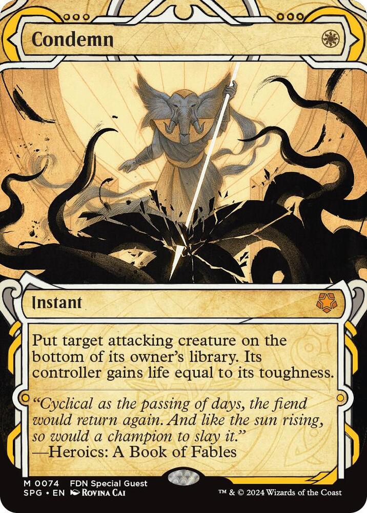 Condemn Showcase (Special Guests)  - Foil
