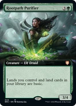 Rootpath Purifier Extended Art 44 (Commander: The Brothers' War) 