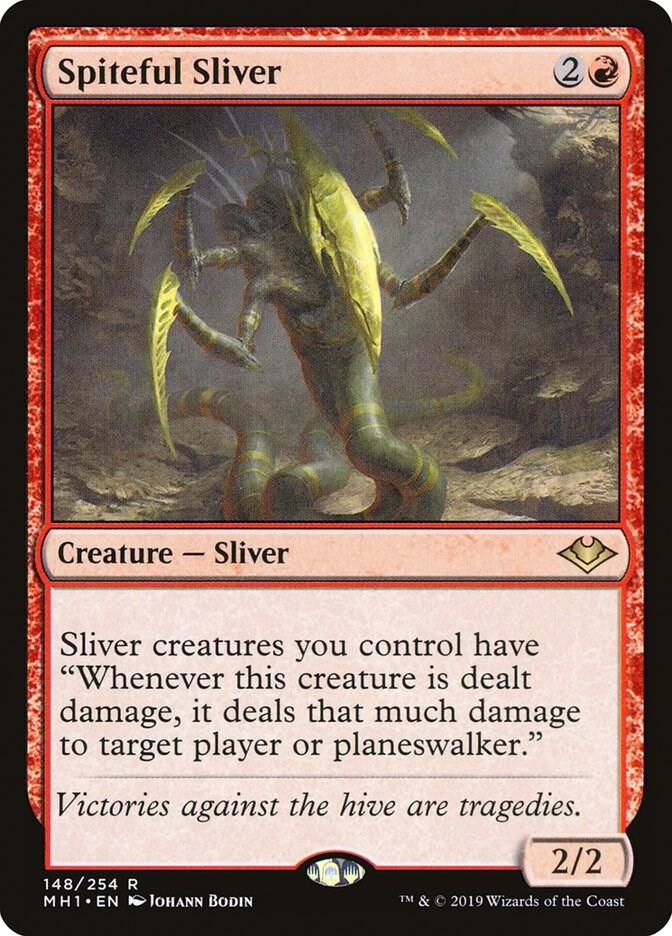Spiteful Sliver (Modern Horizons)  - Foil