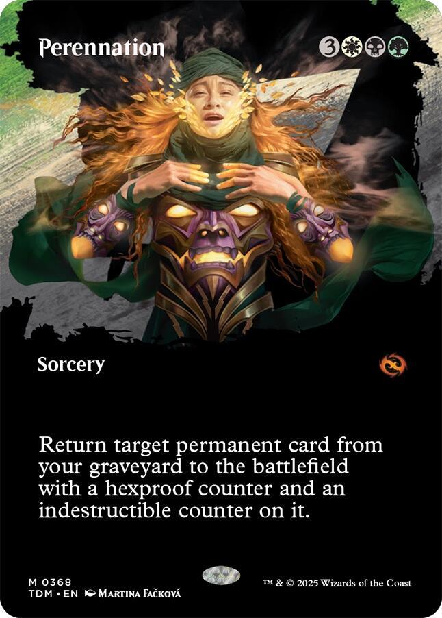 Perennation Borderless (Tarkir: Dragonstorm)  - Foil