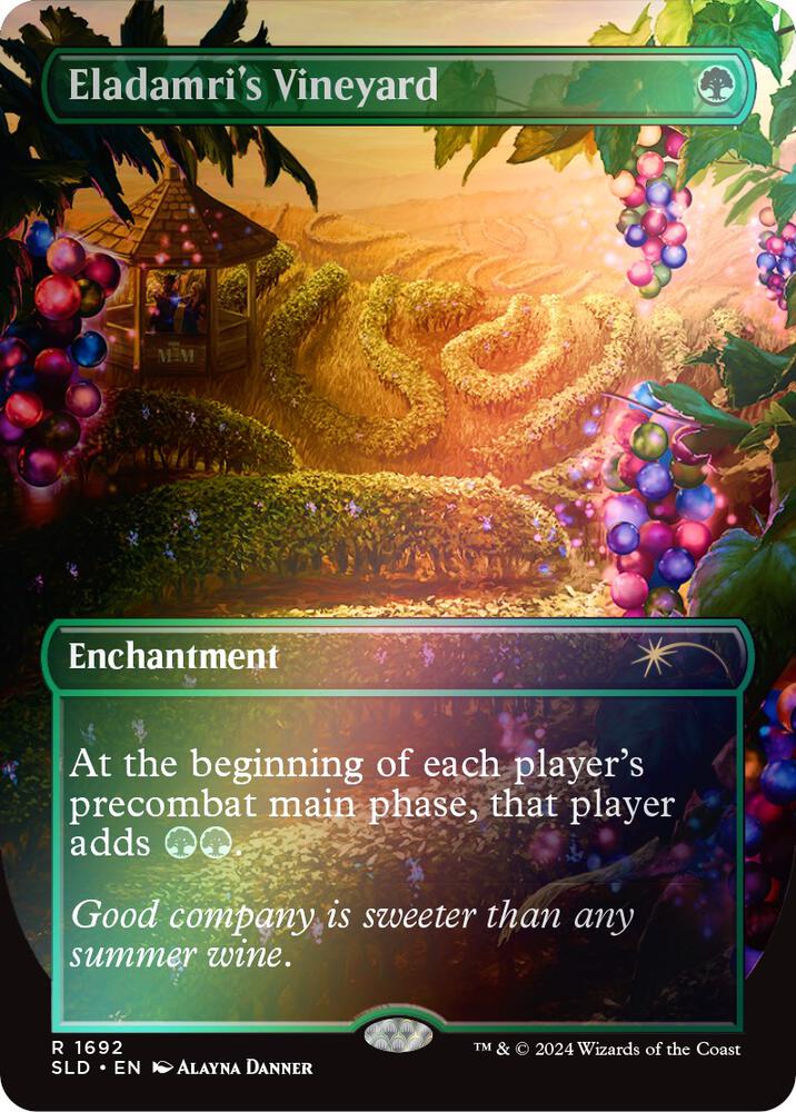 Eladamris Vineyard Rainbow Foil (Secret Lair Drop Series)  - Foil