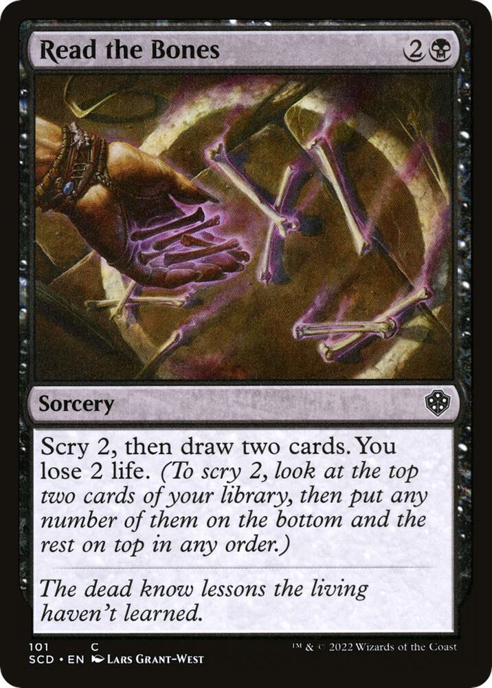 Read the Bones 101/352 (Starter Commander Decks) 