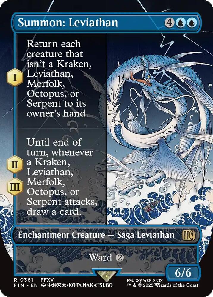 Summon Leviathan Borderless (FINAL FANTASY) 