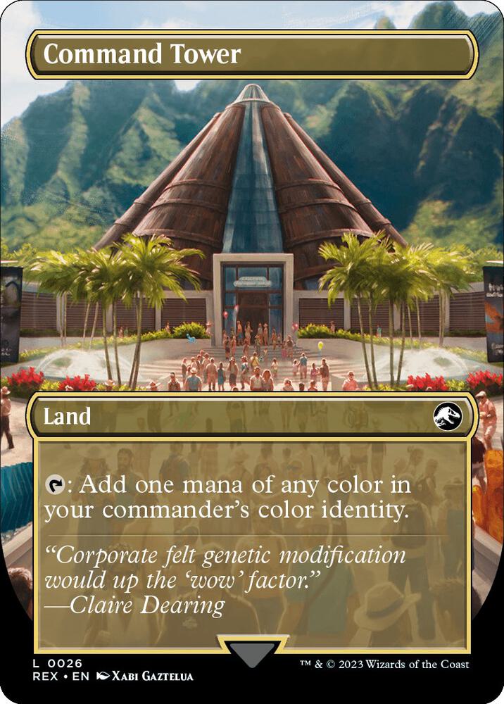 Command Tower Borderless (Universes Beyond: Jurassic World Collection) 