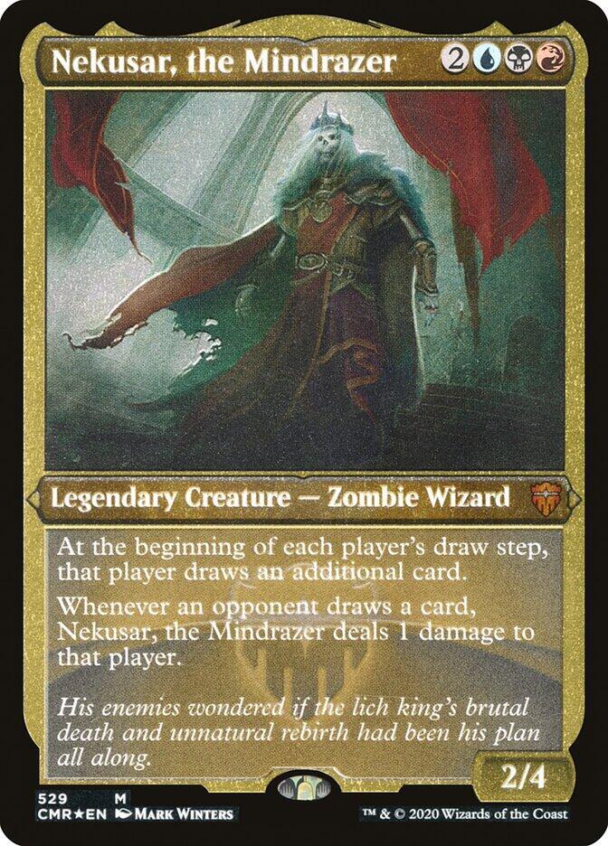 Nekusar the Mindrazer Foil Etched (Commander Legends)  - Foil