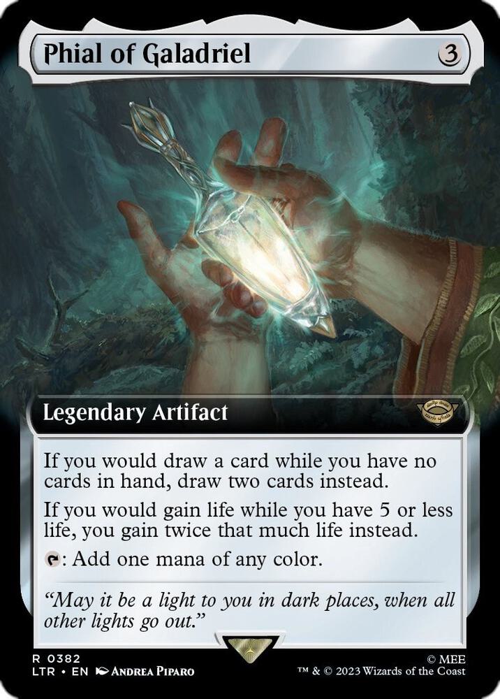 Phial of Galadriel Extended Art (Universes Beyond: The Lord of the Rings: Tales of Middle-earth) 