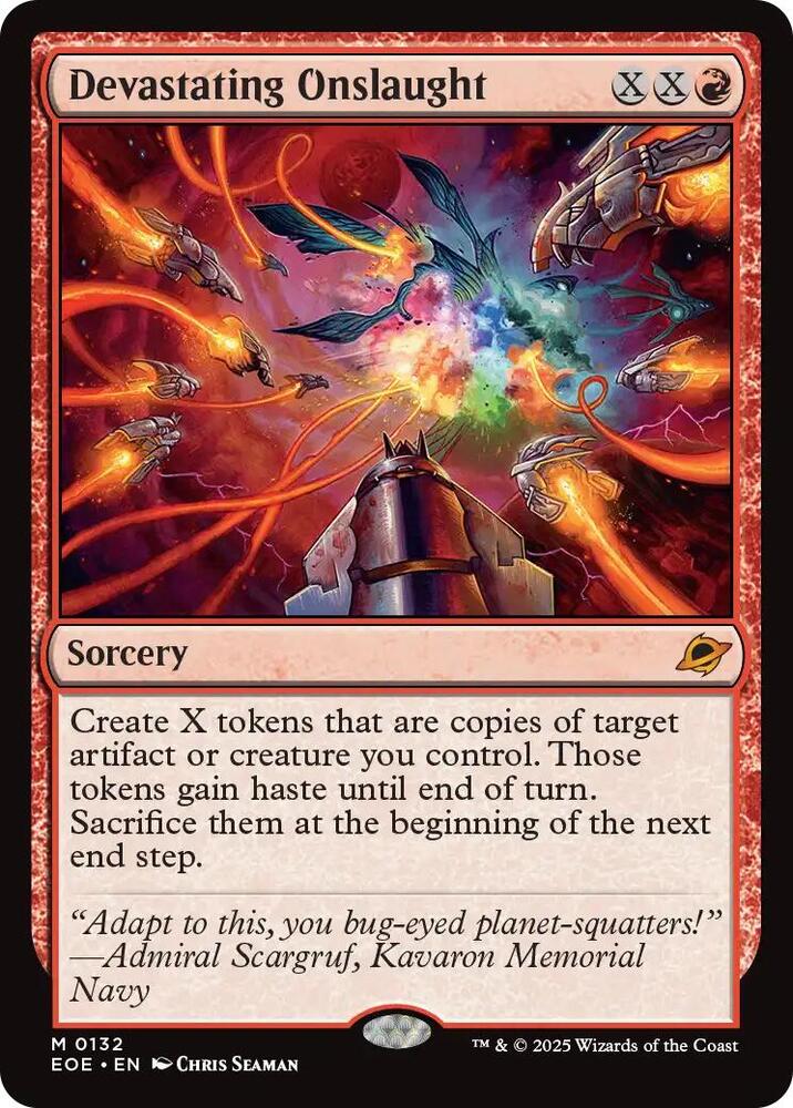 Devastating Onslaught (Edge of Eternities)  - Foil