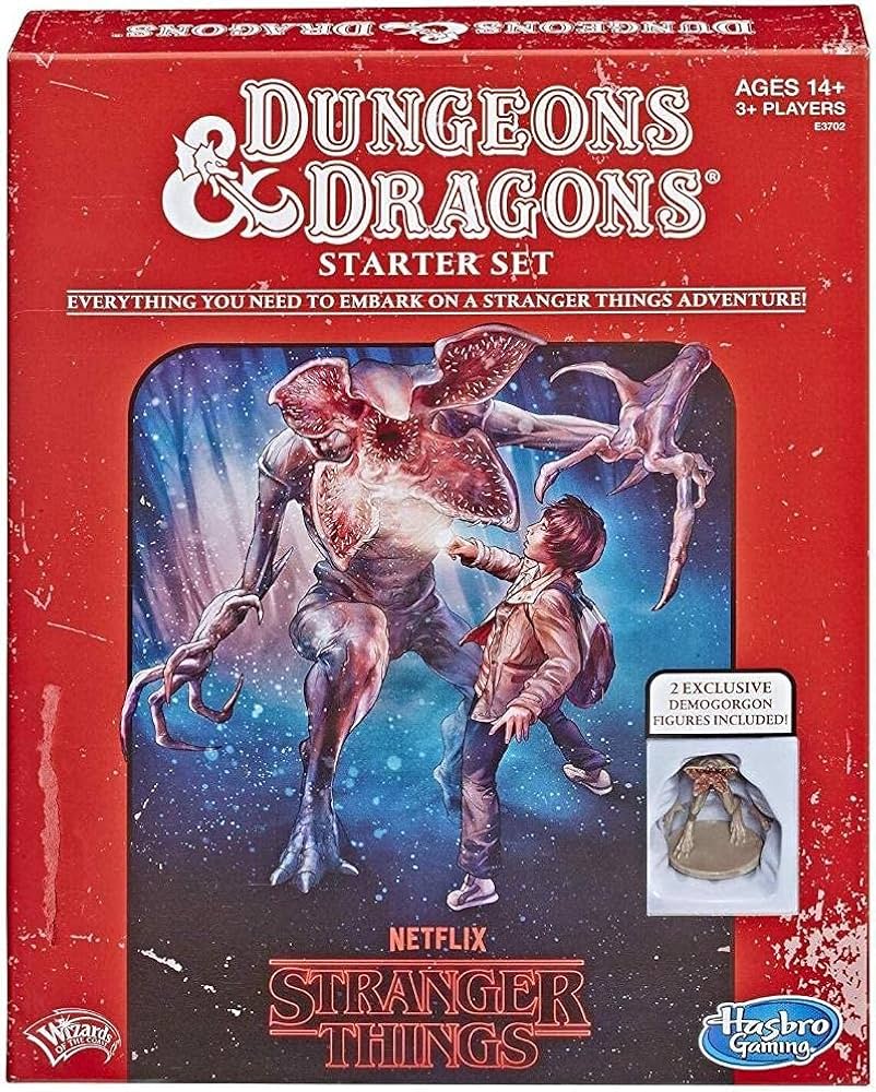 Dungeons and Dragons - Netflix Stranger Things - DND Role Playing Game Starter Set - 2 Exclusive Figures