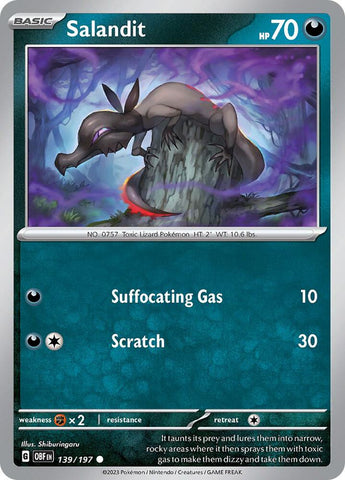 Salandit 139/197 (SV03: Obsidian Flames) 