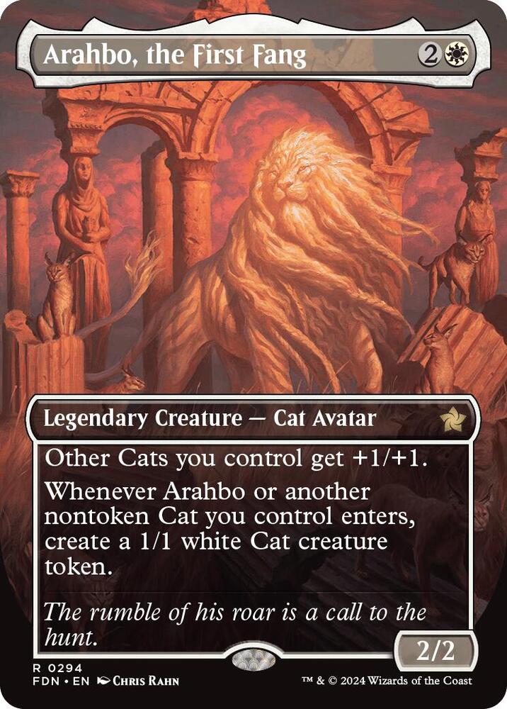 Arahbo the First Fang Borderless (Foundations) 