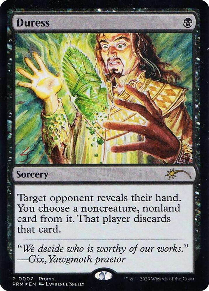 Duress Graphic Novel Insert (Media Promos)  - Foil