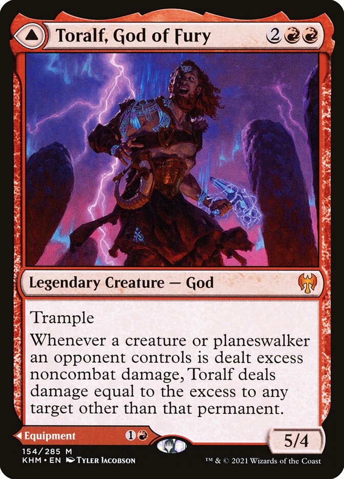 Toralf, God of Fury // Toralf's Hammer (Kaldheim) 