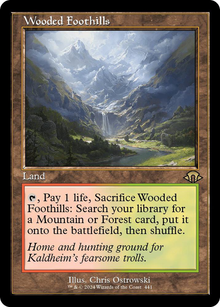 Wooded Foothills Retro Frame (Modern Horizons 3) 