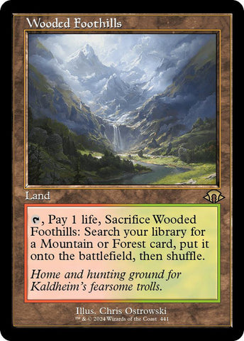 Wooded Foothills Retro Frame (Modern Horizons 3) 