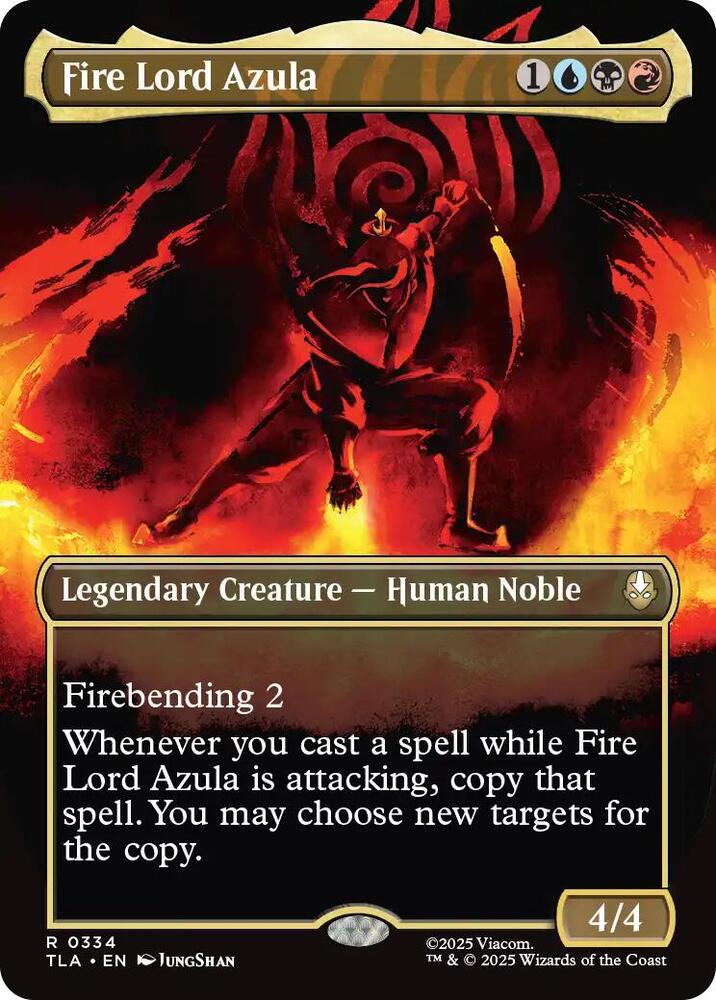 Fire Lord Azula 0334 Borderless (Avatar: The Last Airbender) 