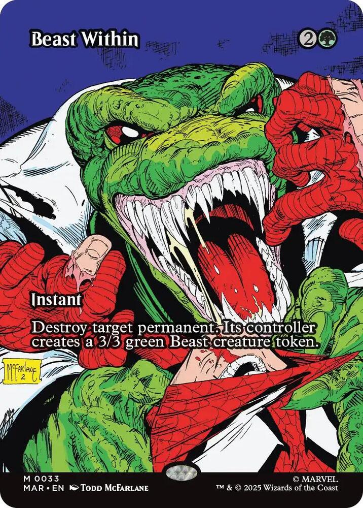 Beast Within Borderless (Marvel Eternal-Legal) 