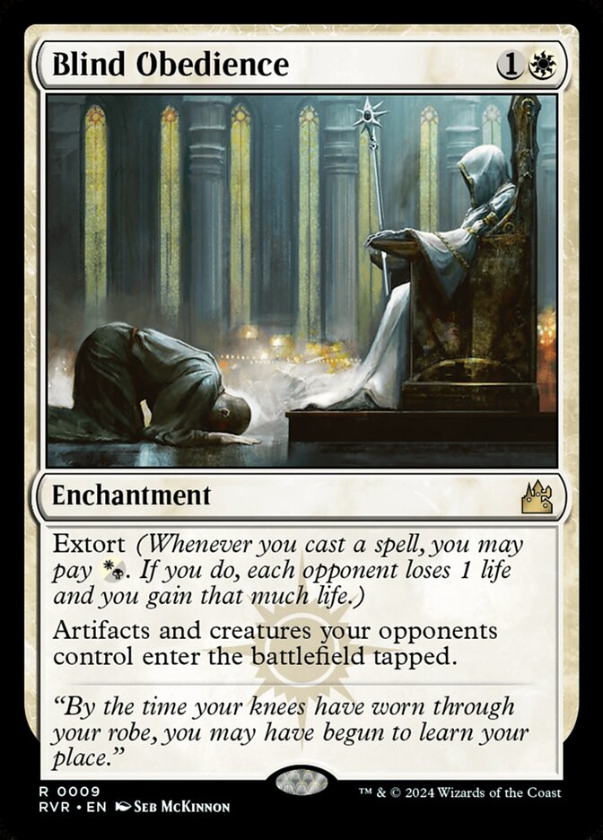 Blind Obedience 9 (Ravnica Remastered)  - Foil