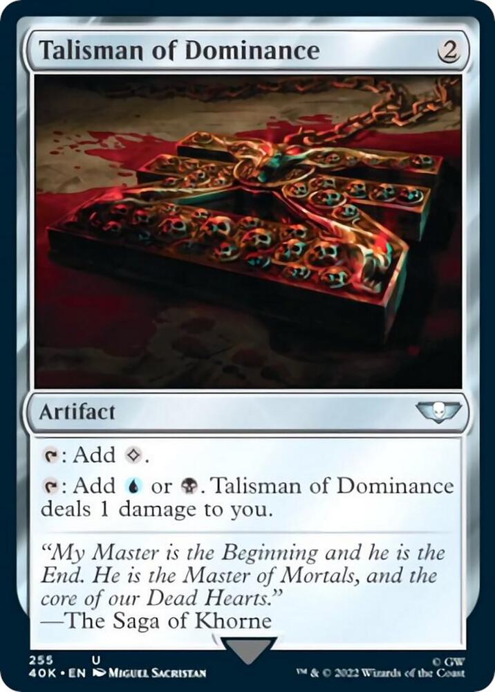 Talisman of Dominance 255 (Universes Beyond: Warhammer 40,000) 