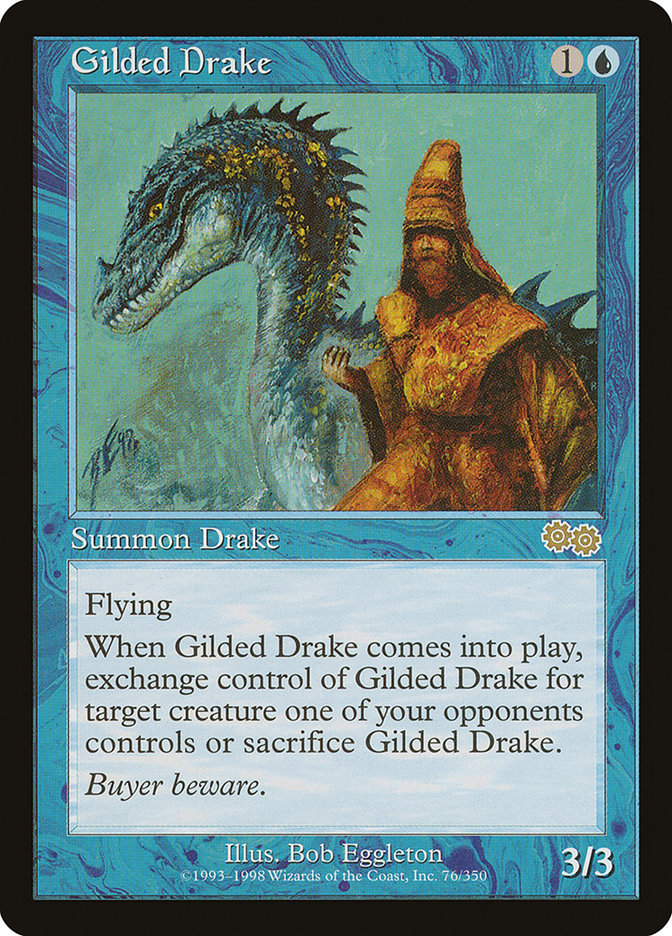 Gilded Drake 76/350 (Urza's Saga) 