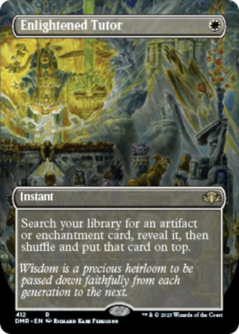 Enlightened Tutor Borderless (Dominaria Remastered) 