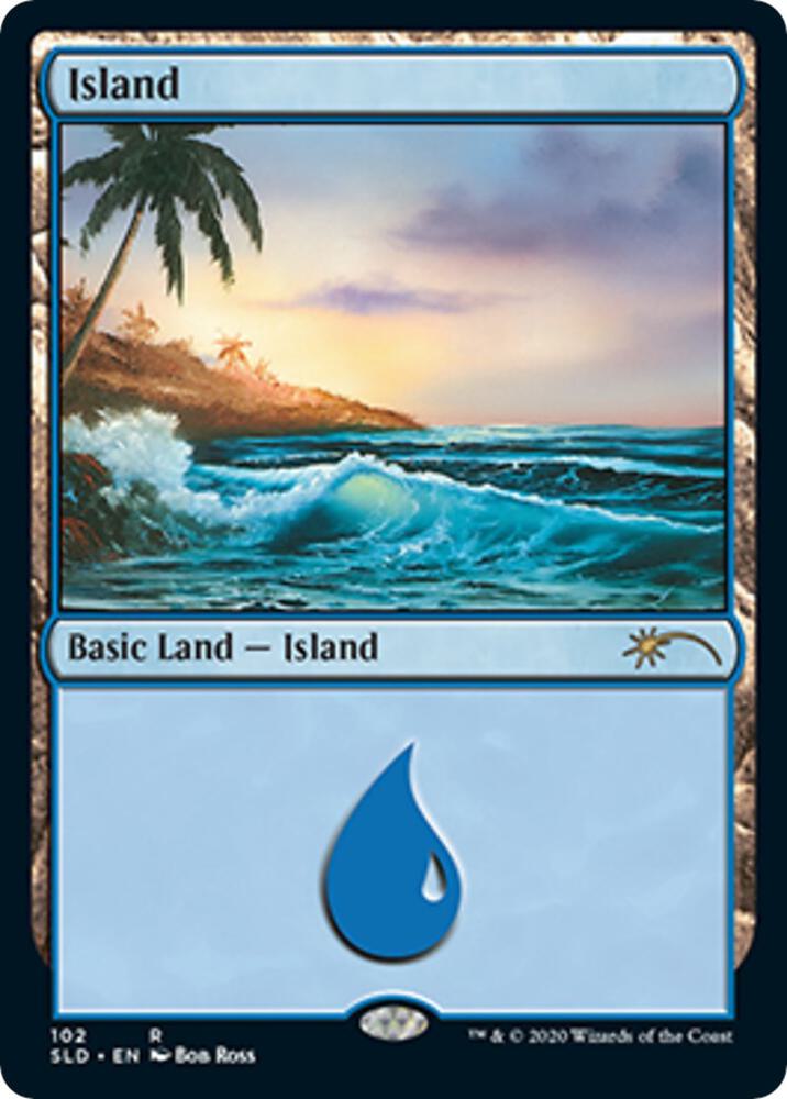 Island 102 Bob Ross (Secret Lair Drop Series)  - Foil