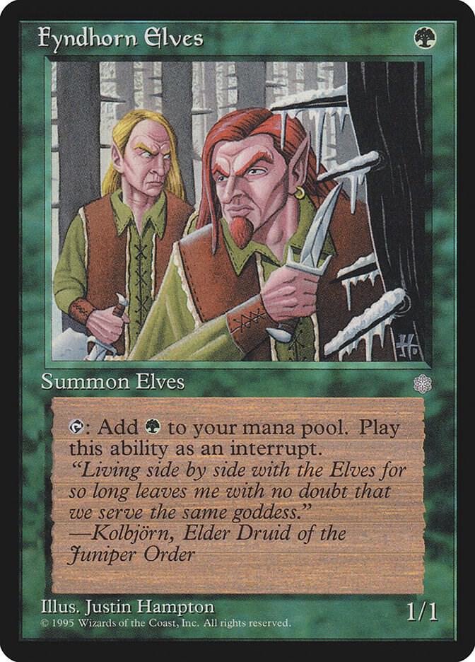 Fyndhorn Elves (Ice Age) 