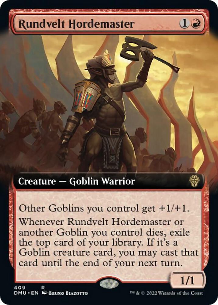 Rundvelt Hordemaster Extended Art (Dominaria United) 