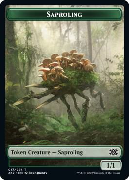 Saproling Vampire Double Sided Token 17 // 9 (Double Masters 2022)  - Foil