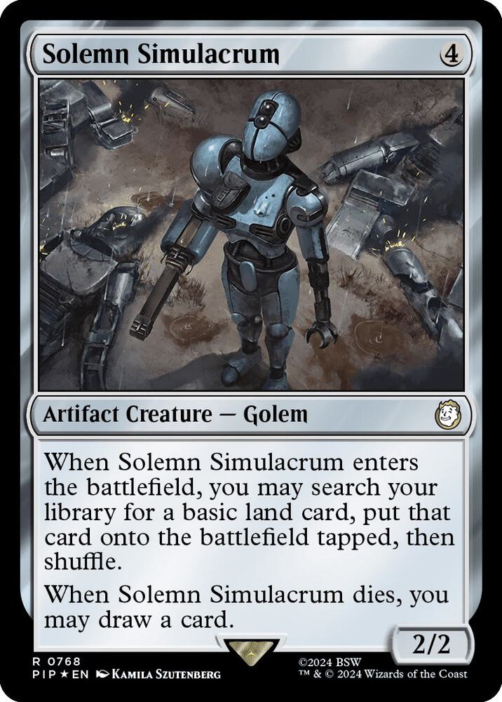 Solemn Simulacrum Surge Foil (Universes Beyond: Fallout)  - Foil