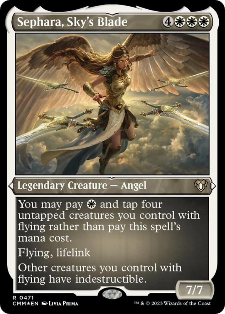 Sephara Skys Blade Foil Etched (Commander Masters)  - Foil