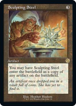 Sculpting Steel (The Brothers' War: Retro Frame Artifacts)  - Foil