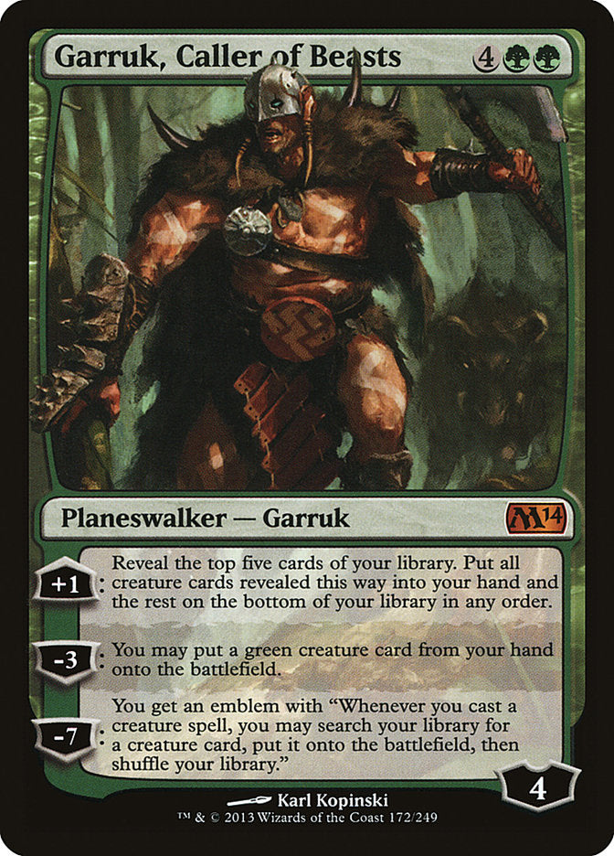 Garruk, Caller of Beasts (Magic 2014 (M14)) 